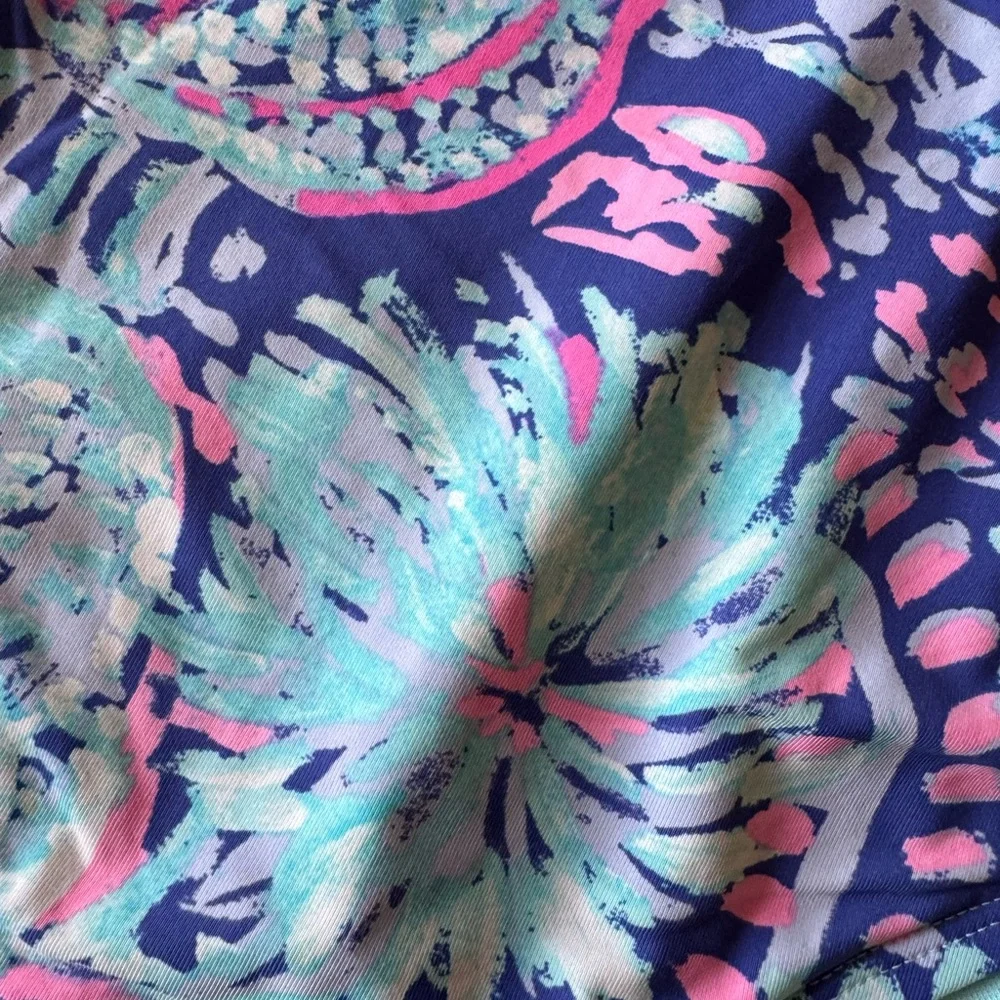 Lilly Pulitzer Navy and Green Kids One Piece - Picture 8 of 12